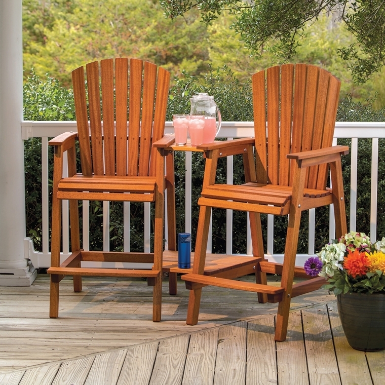 Rockler Bar Height Adirondack Chair Plan with Templates - full pic 