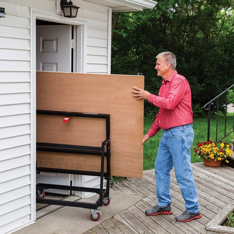 Rockler Material Mate Panel Cart and Shop Stand - full pic 