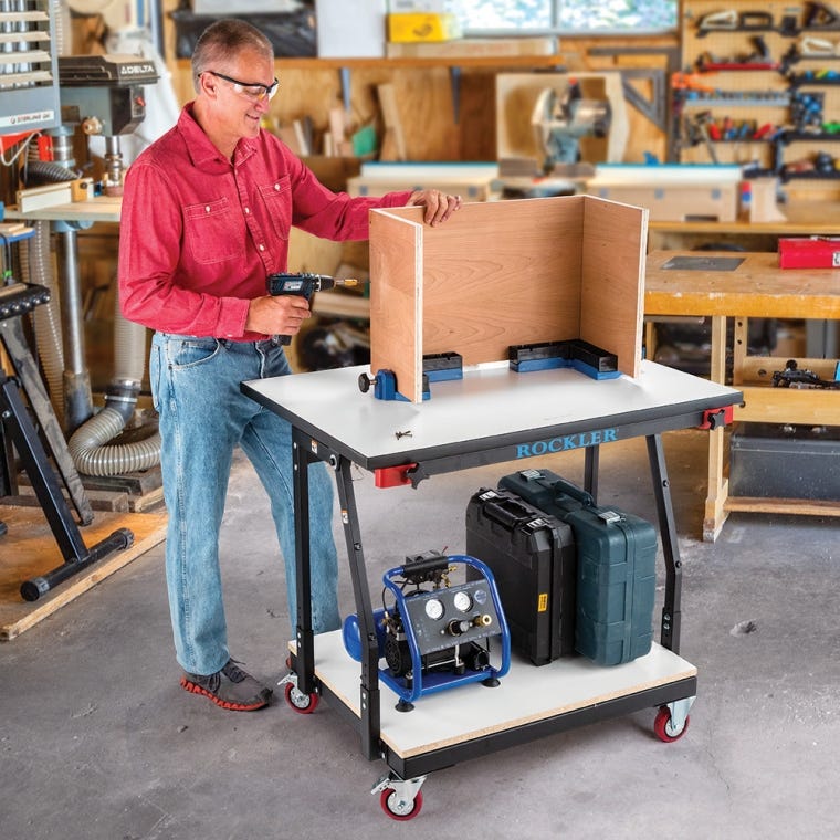 Rockler Material Mate Panel Cart and Shop Stand - full pic 