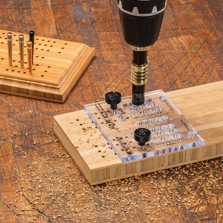 Small Cribbage Board Templates, 3-Player, Straight Track - full pic 
