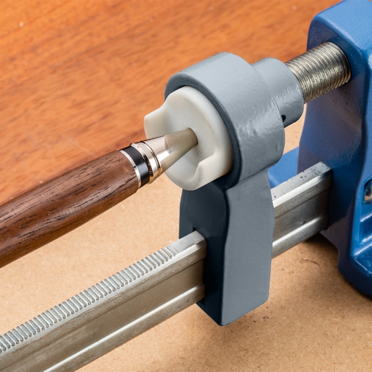Rockler Self-Centering Drill Press Vise with Rockler Pen Press - full pic 