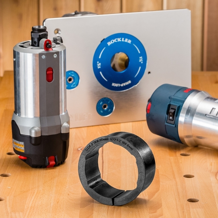 3-1/2'' Router Adapter Collar for Rockler Pro Lift - full pic 