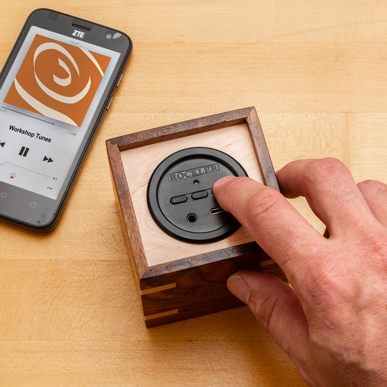 Rockler Single Wireless Speaker Kit with Playback/Volume Controls - full pic 