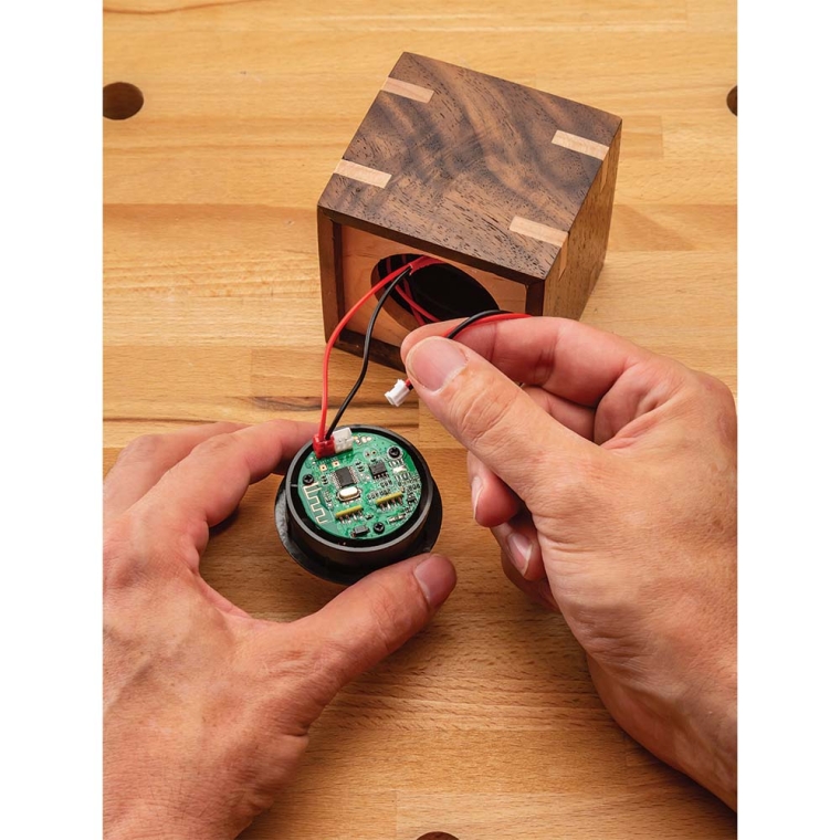 Rockler Single Wireless Speaker Kit with Playback/Volume Controls - full pic 