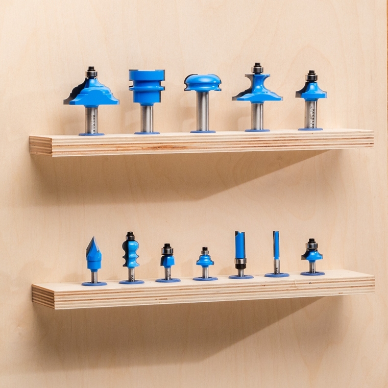 Rockler Router Bit Storage Inserts, 10-Pack - full pic 