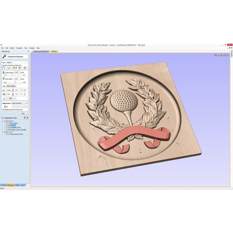 Vectric VCarve Desktop Software V10 - full pic 