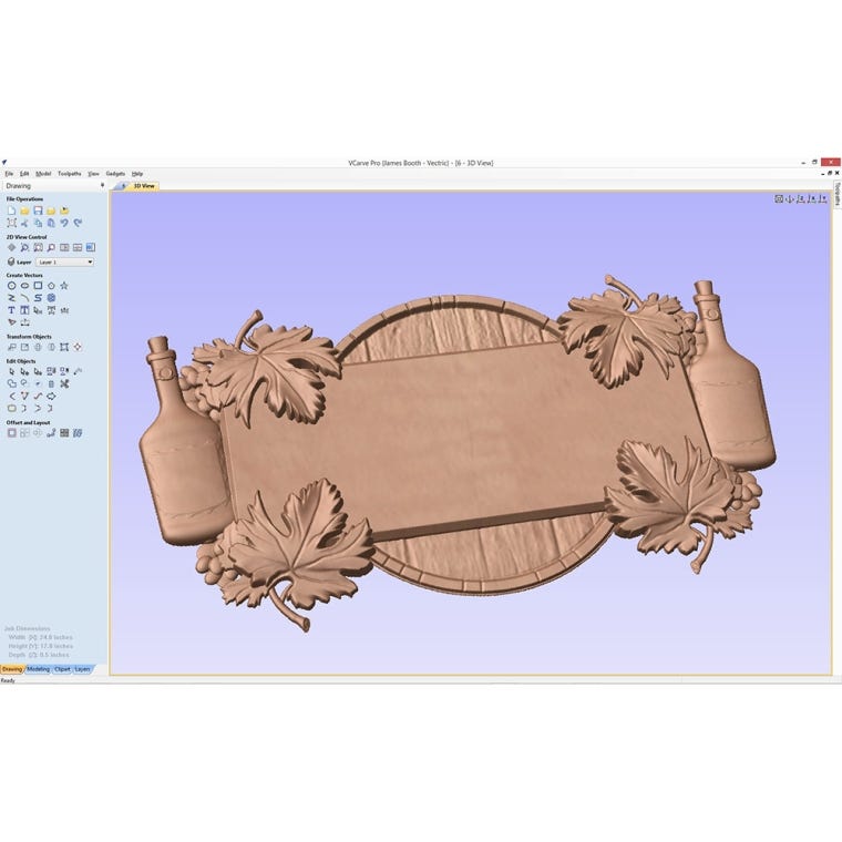 Vectric VCarve Desktop Software V10 - full pic 