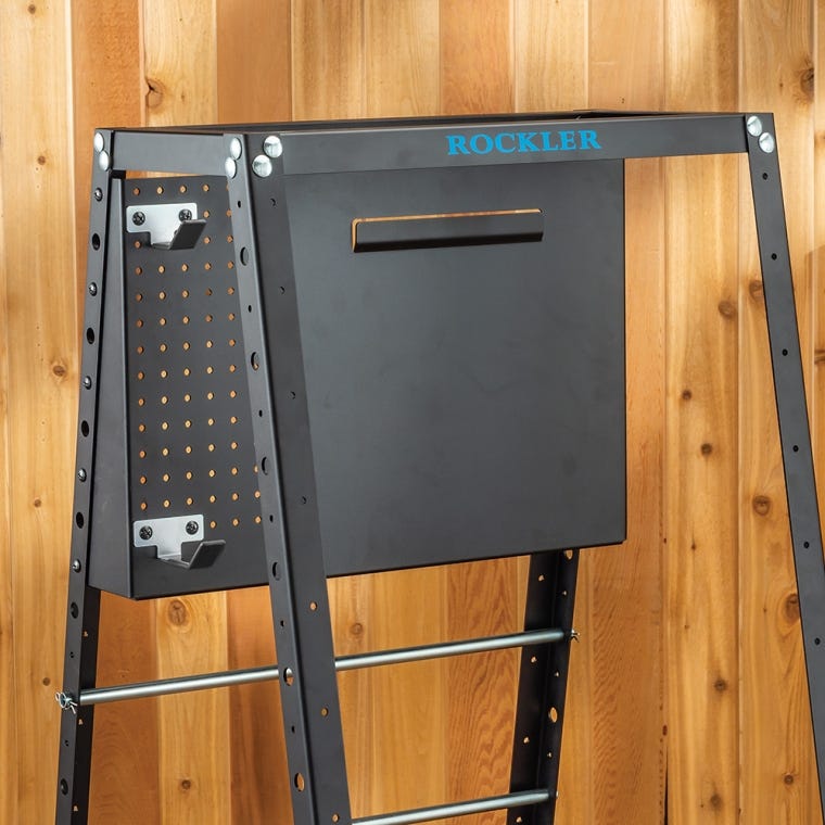 Wall-Mount Dust Collector Bracket for Rockler Pack Rack Plus - full pic 