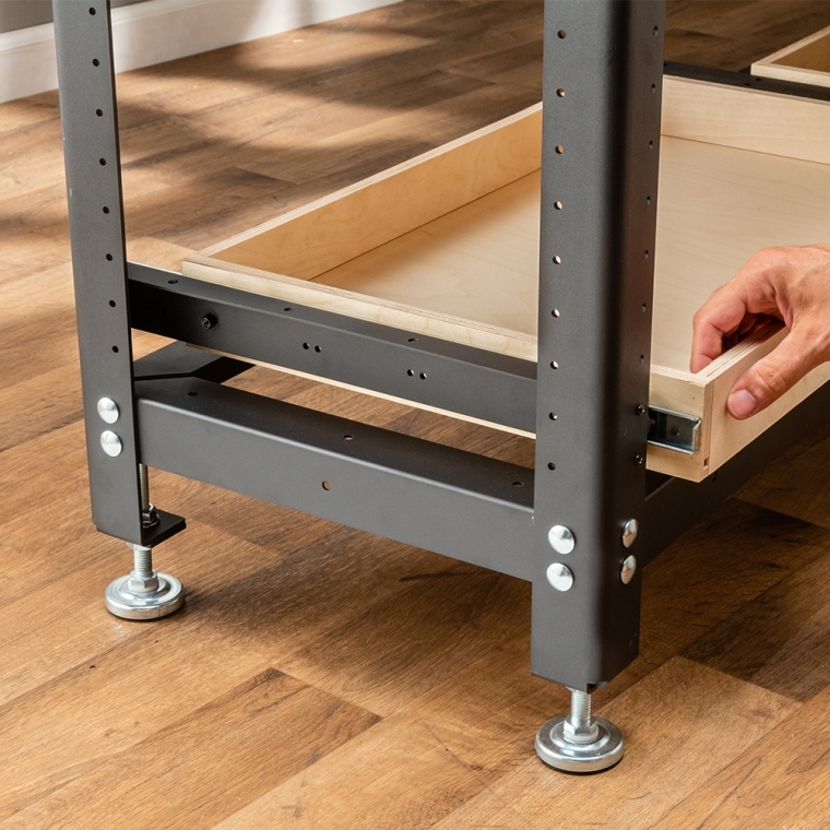 Shelf Brackets for Rockler Rock-Steady Shop Stands, Pair - full pic 