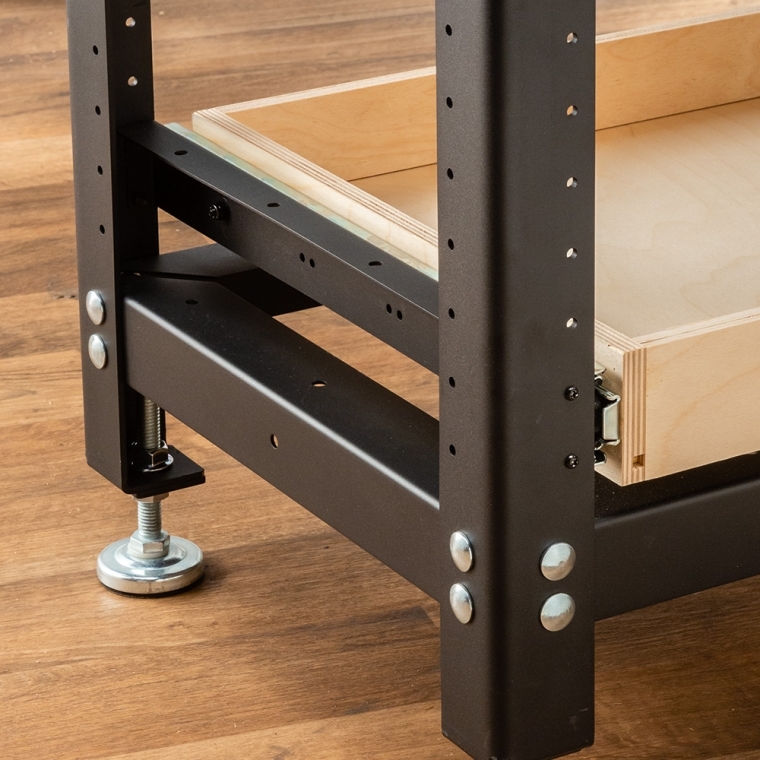 Shelf Brackets for Rockler Rock-Steady Shop Stands, Pair - full pic 