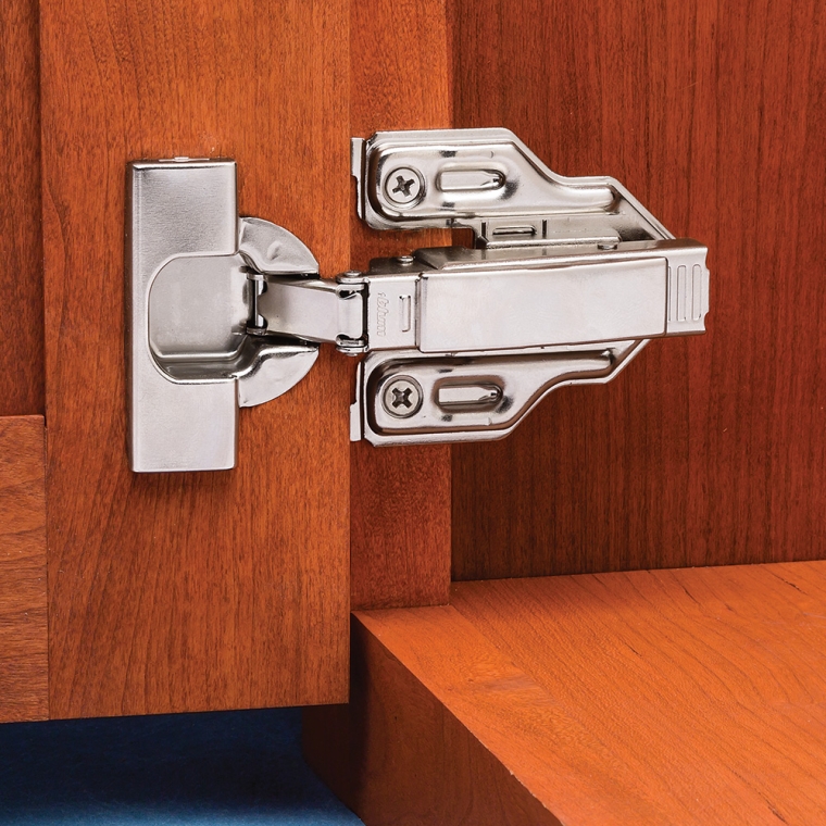 Blum 95&deg; Face Frame Thick Door Hinges, 1/2'' Overlay - full pic 