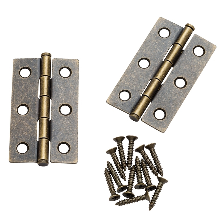 Flat-tipped Butt Hinges, 2-1/2'' L x 1-1/2'' W - full pic 