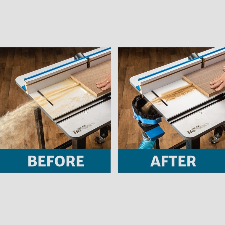 Dust Right Router Table Dado Dust Chute - full pic 