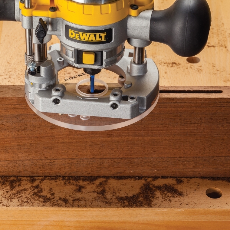 Rockler Compact Router Mortise Centering Base - full pic 