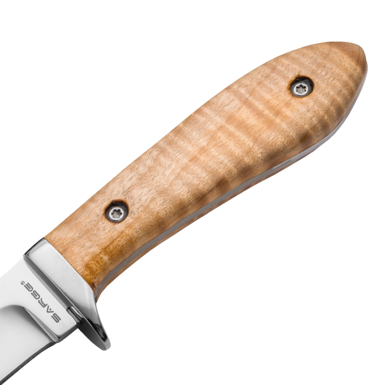 Curly Western Maple Knife Scales - full pic 