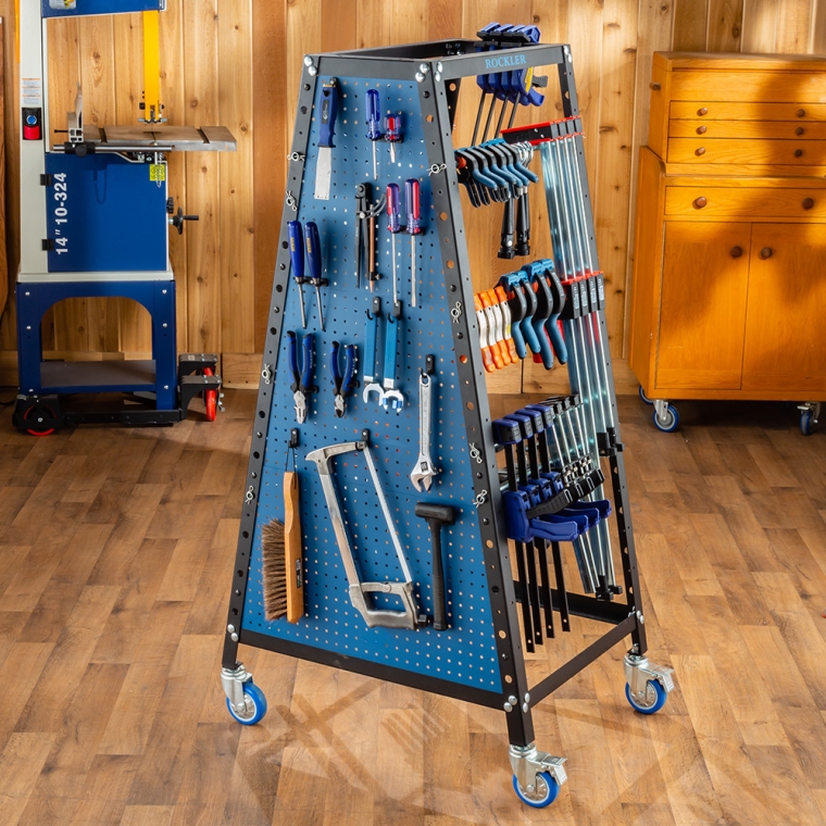 Steel Pegboard Side Panel for Rockler Pack Rack Plus - full pic 