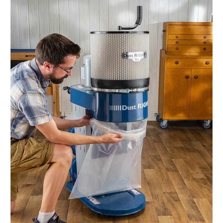 Dust Right 750 CFM Mobile Dust Collector - full pic 
