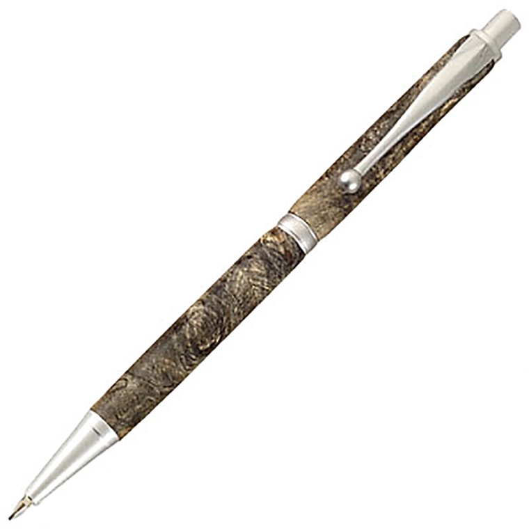 Slimline Click Pencil Hardware Kit, Brushed Satin - full pic 