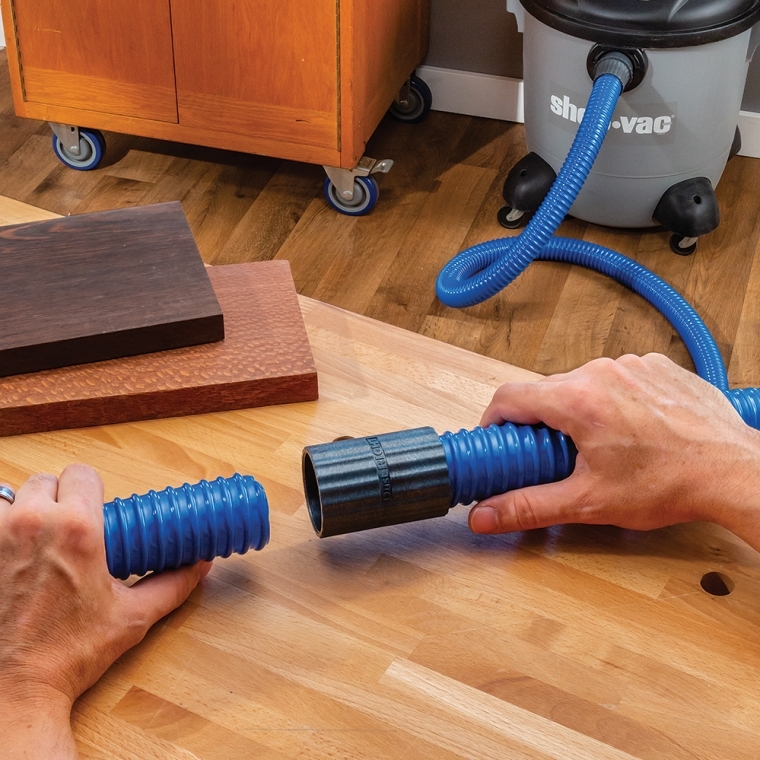 Dust Right FlexiPort Fixed-Length Hose Coupler - full pic 