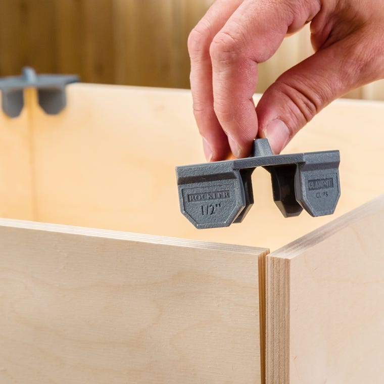 1/2'' Rockler Clamp-It Clips, 4-Pack - full pic 