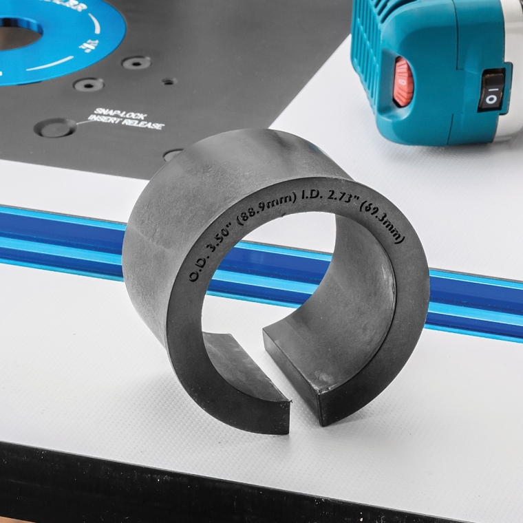 SL Router Lift Adapter Collar for Compact Routers, 2.73'' Diameter - full pic 