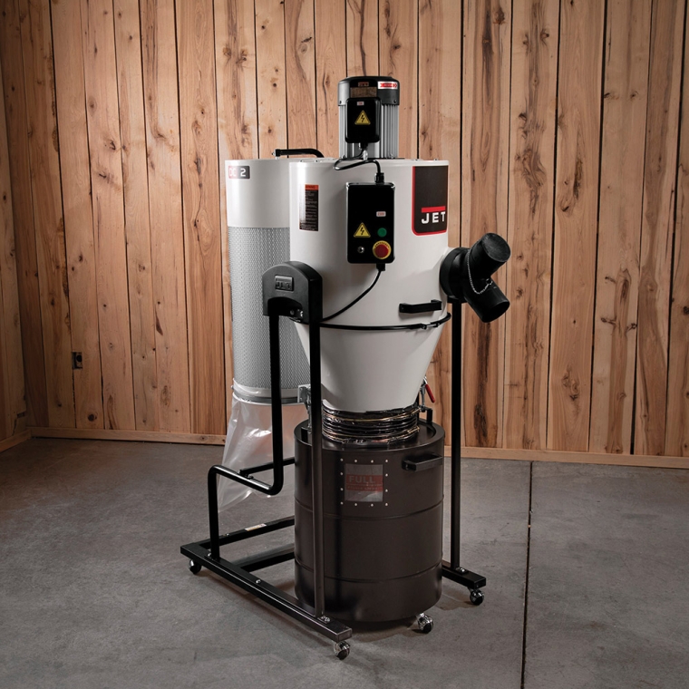 Jet Cyclone Dust Collector JCDC-2, 2HP - full pic 