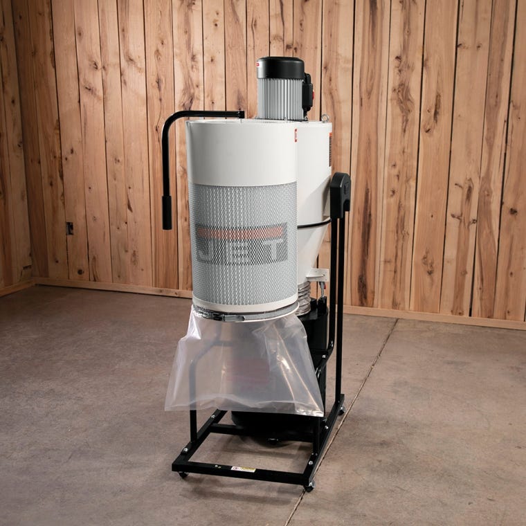 Jet Cyclone Dust Collector JCDC-1.5, 1-1/2HP - full pic 
