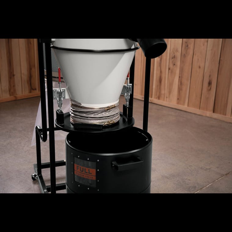 Jet Cyclone Dust Collector JCDC-1.5, 1-1/2HP - full pic 
