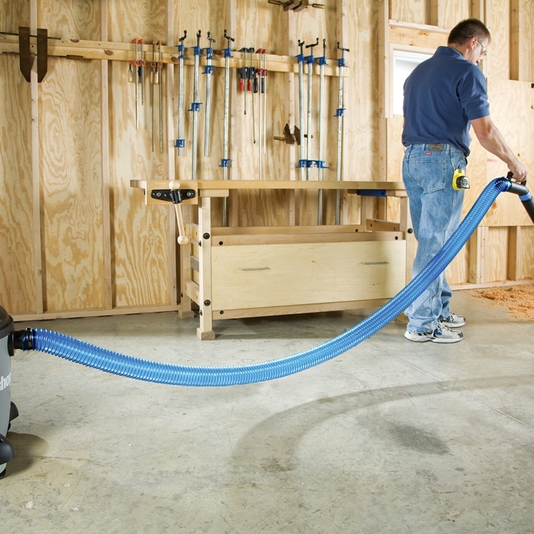 Dust Right&reg; 2-1/2'' Expandable Shop Vacuum Hose Kit - full pic 