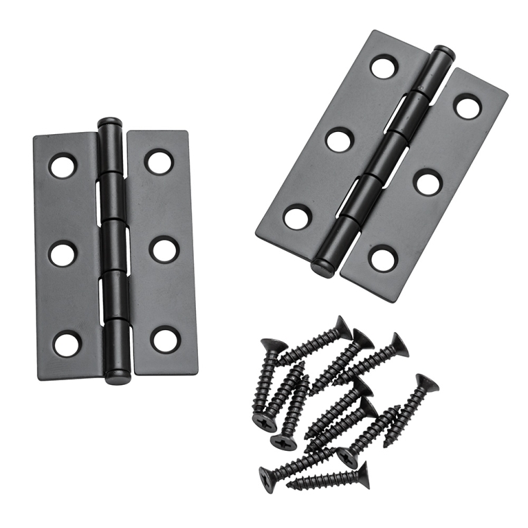 Flat-tipped Butt Hinges, 2-1/2'' L x 1-1/2'' W - full pic 