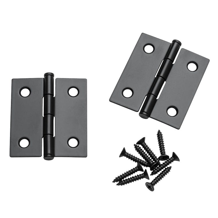 Flat-tipped Butt Hinges, 2'' L x 1-3/4'' W - full pic 