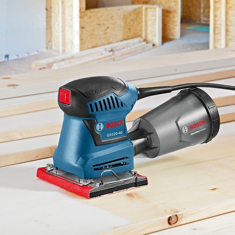 Bosch GSS20-40 1/4-Sheet Orbital Finishing Sander - full pic 