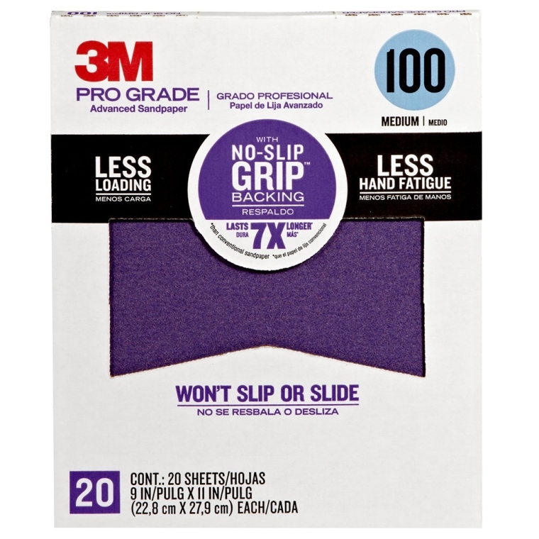 3M No Slip-Grip Sandpaper Pro Packs - full pic 