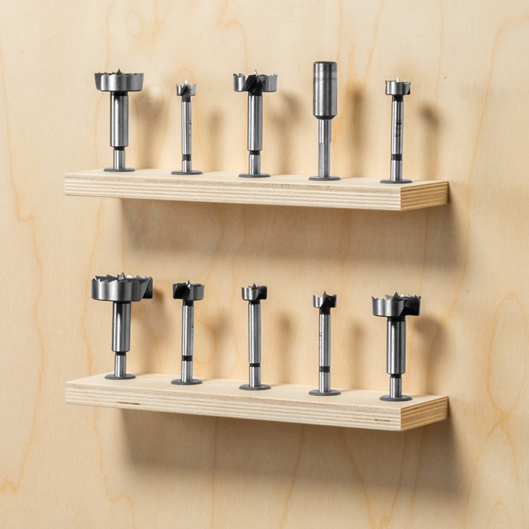 Rockler Forstner Bit Storage Inserts, 10-Pack - full pic 