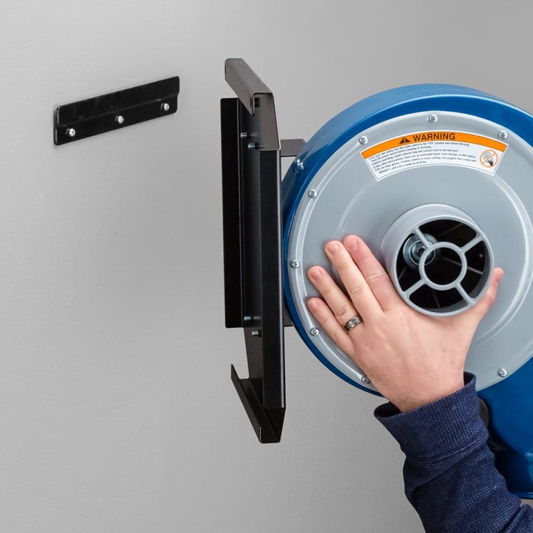Dust Right Wall-Mount Dust Collector, 650 CFM - full pic 