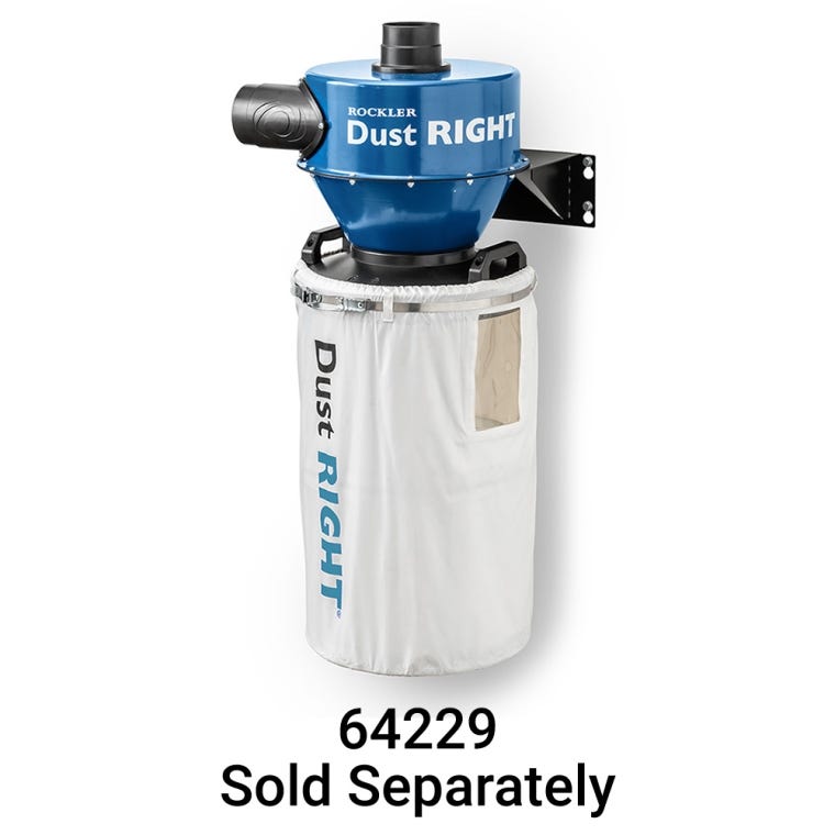 Dust Right Wall-Mount Dust Collector, 650 CFM - full pic 