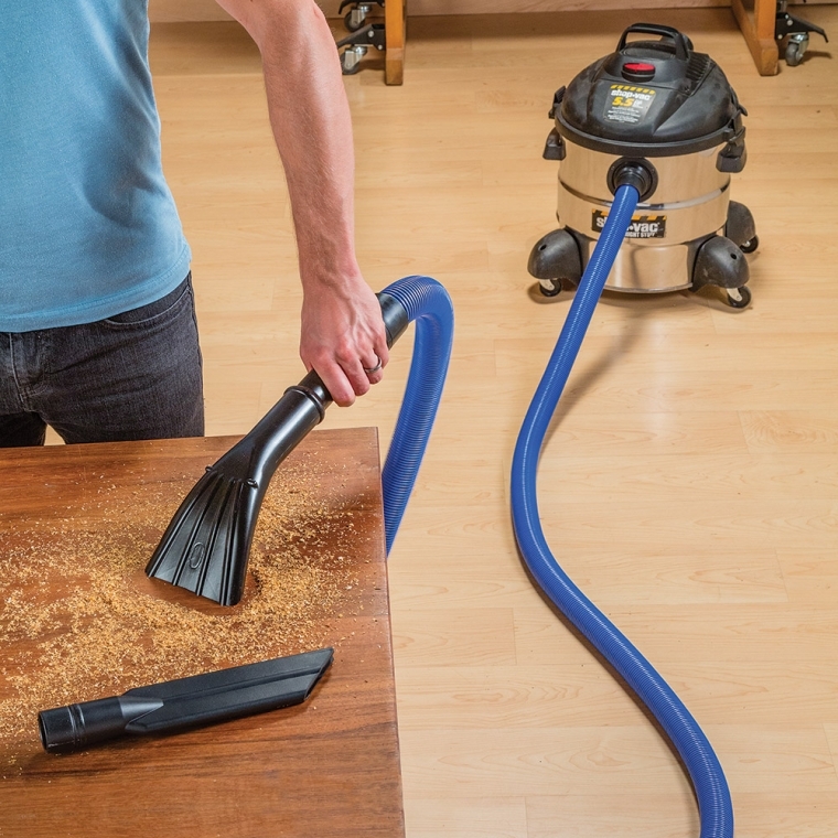 Dust Right&reg; 12' Heavy-Duty Shop Vacuum Hose Kit - full pic 