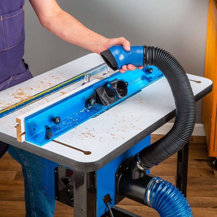Rockler Fence Port Dust Brush - full pic 