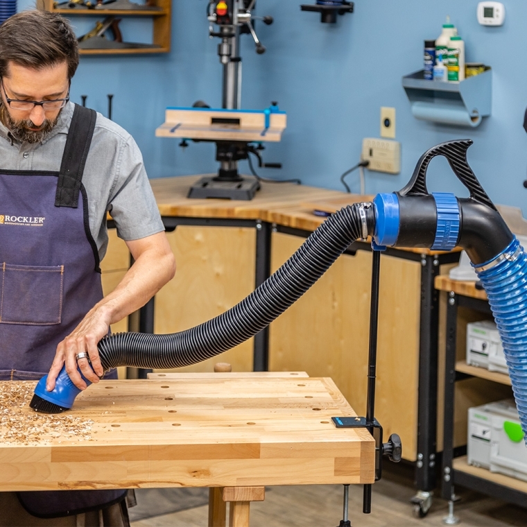 Rockler Fence Port Dust Brush - full pic 