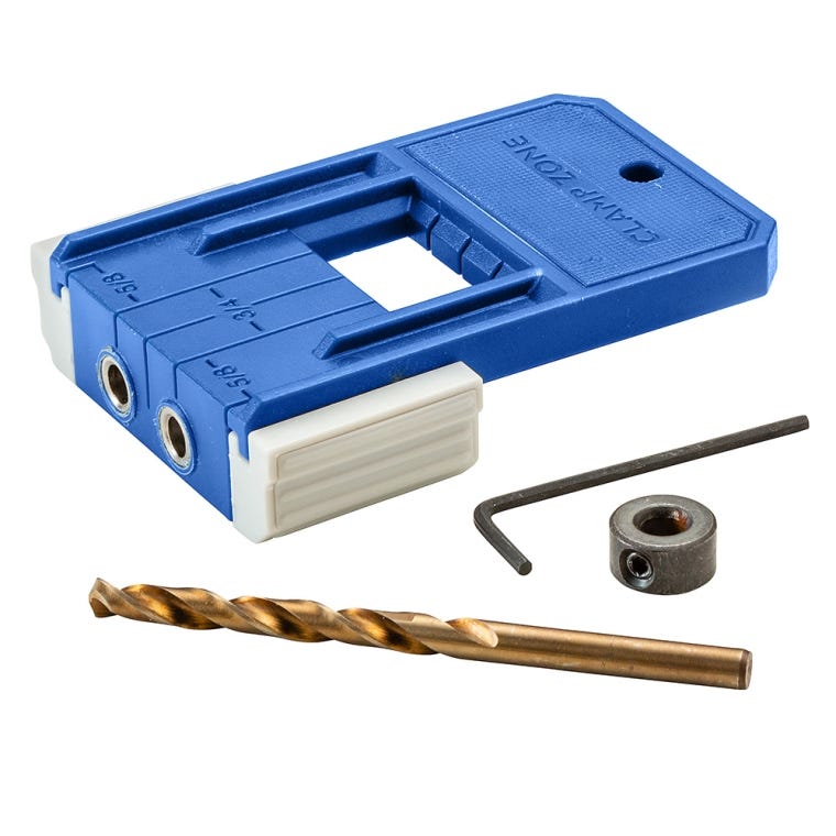 Rockler Doweling Jig Kit with Bit and Stop Collar - full pic 