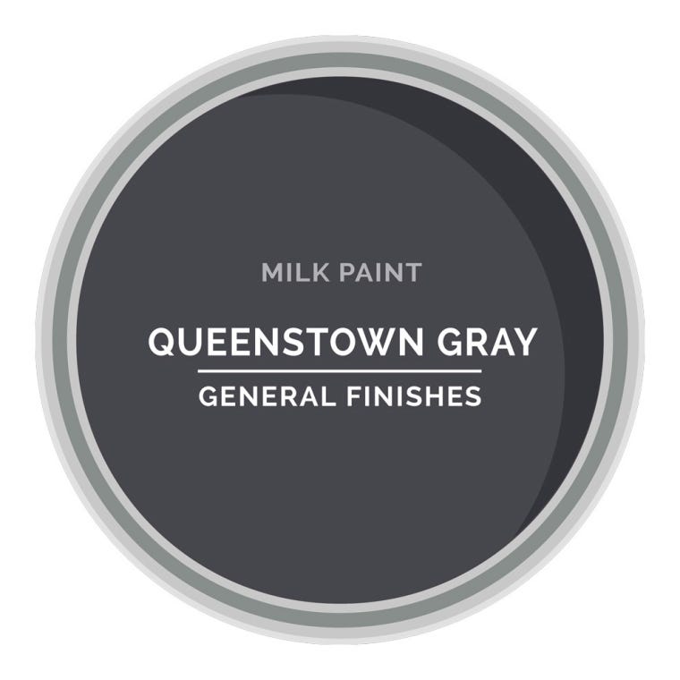 General Finishes Queenstown Gray Milk Paint, Pint - full pic 