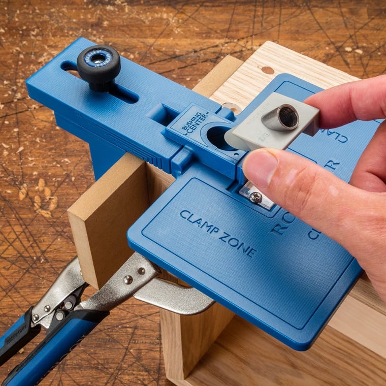 Corner Key Doweling Jig with Set of 3 Drill Bits - full pic 