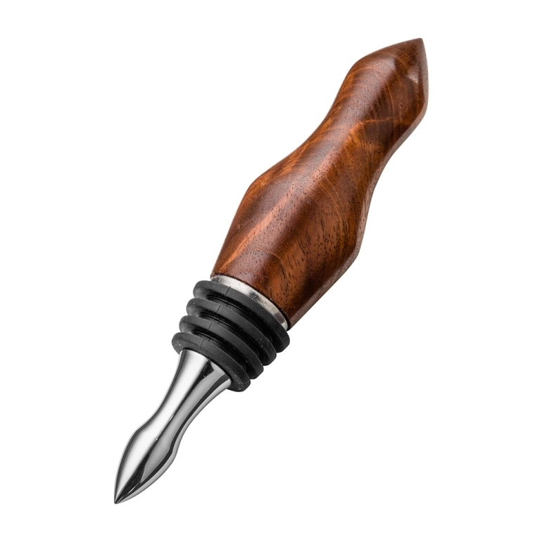 Rockler Stainless Steel Bottle Stopper - Finial - full pic 
