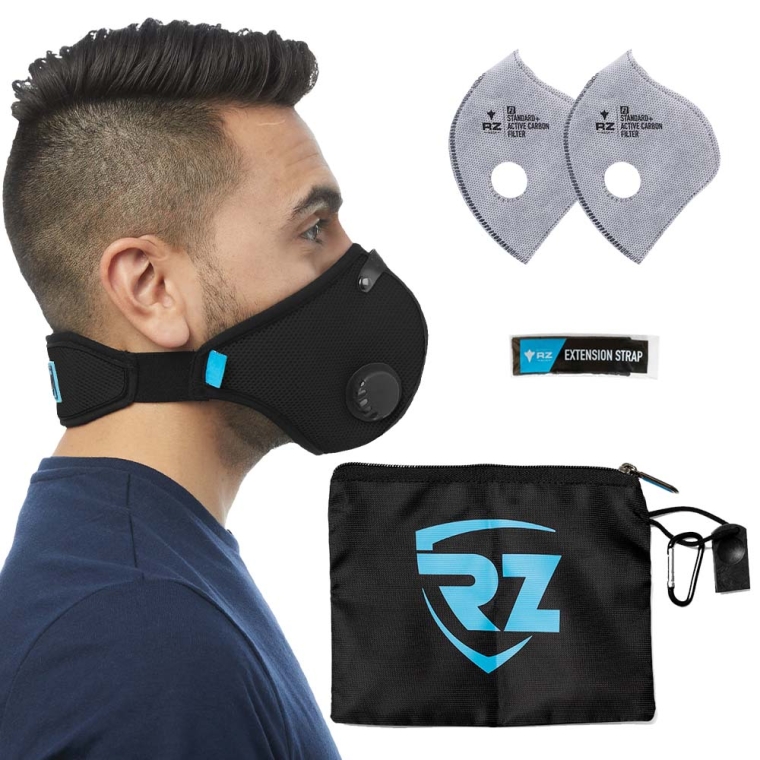 M2 Mesh Face Masks, Black - full pic 