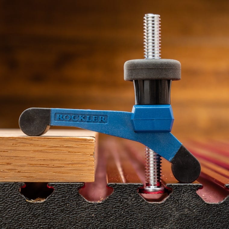 Rockler Mini Bit-Saver Hold Down Clamps, 3-1/4''L x 3/4''W, 2-Pack - full pic 