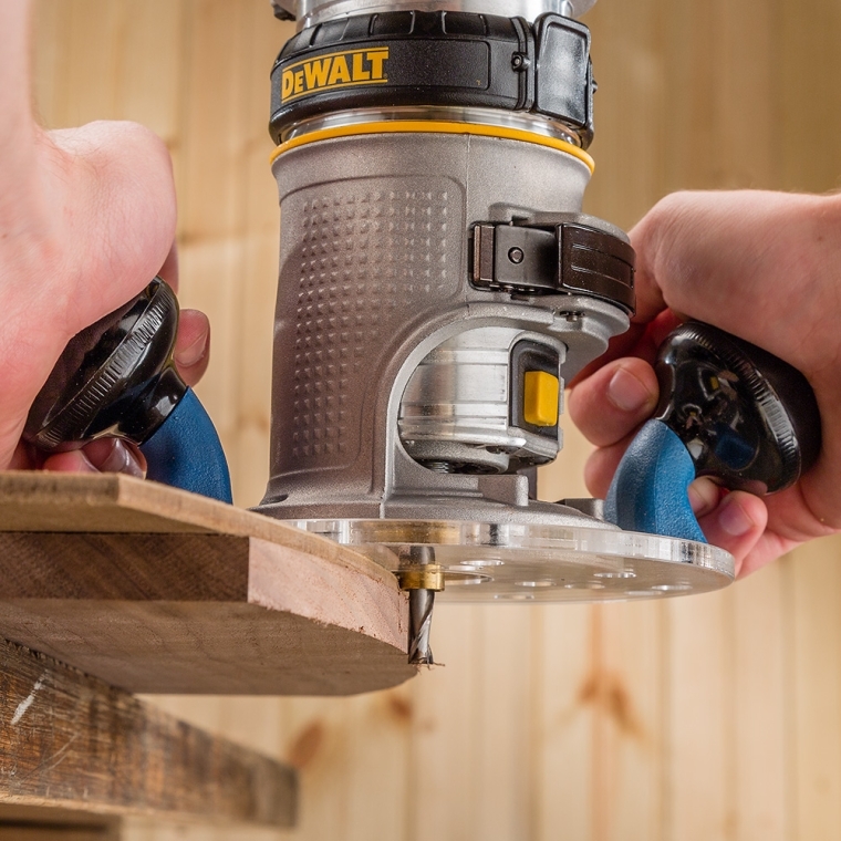 Rockler Compact Router Sub-Base with Handles - full pic 