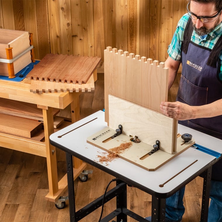 Rockler Router Table XL Box Joint Jig - full pic 