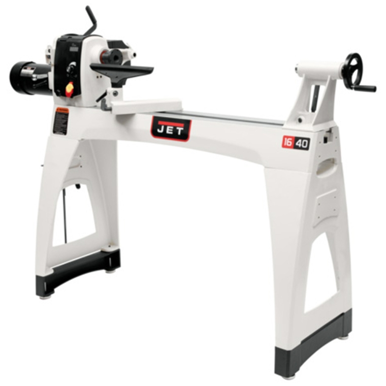 Jet Electronic Variable Speed Wood Lathe JWL-1640EVS, 16'' x 40'' - full pic 