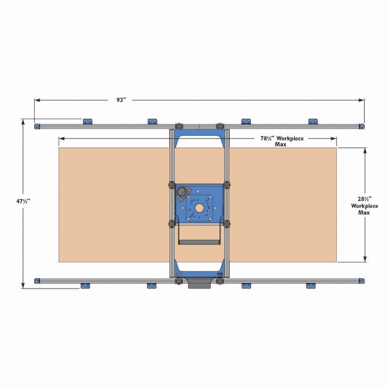 Rockler Slab Flattening Jig, Full-Size - full pic 
