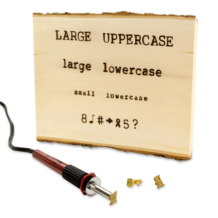 Mini HotStamps for Woodburning Tool, Lowercase Letters - full pic 